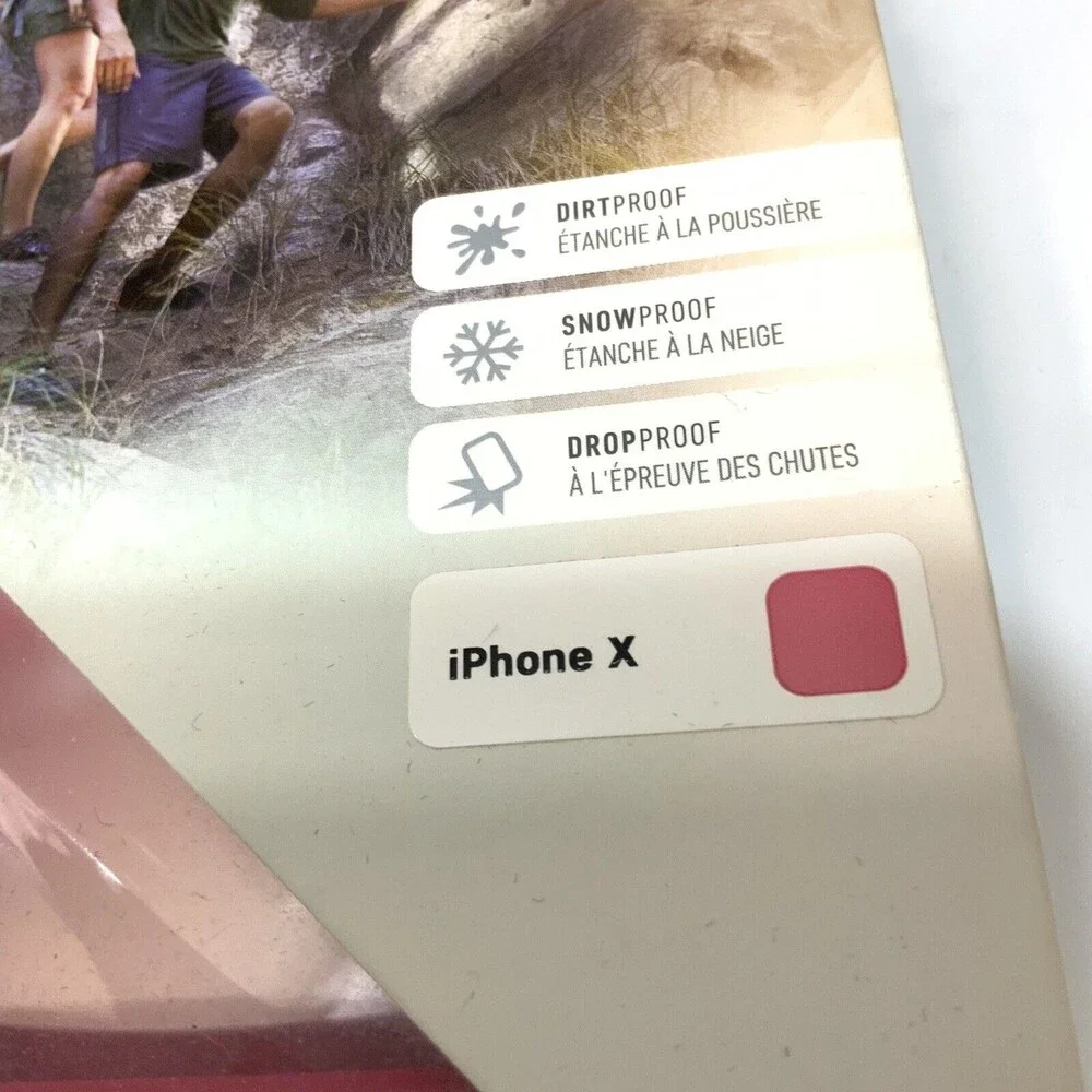 Lifeproof Next iPhone X Phone Case Pink Dirt Proof Snow Proof Drop Proof